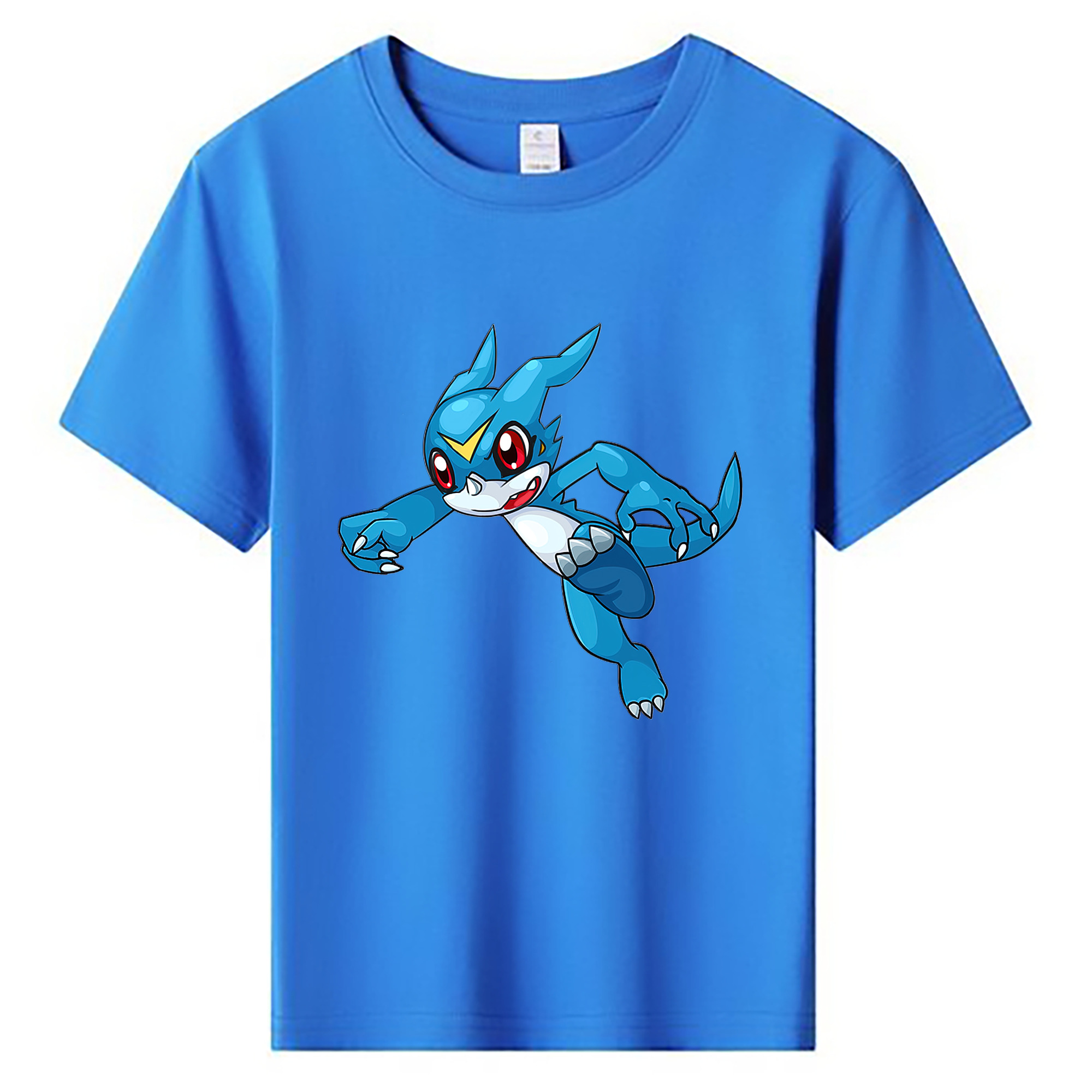 （画像用） Digimon デジタルモンスター/デジモン 綿100％キッズTシャツ（フロントプリント）